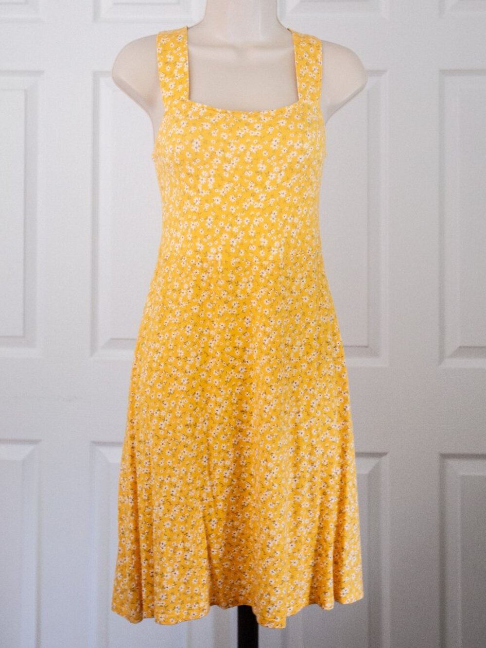 Yellow Floral Sun Dress